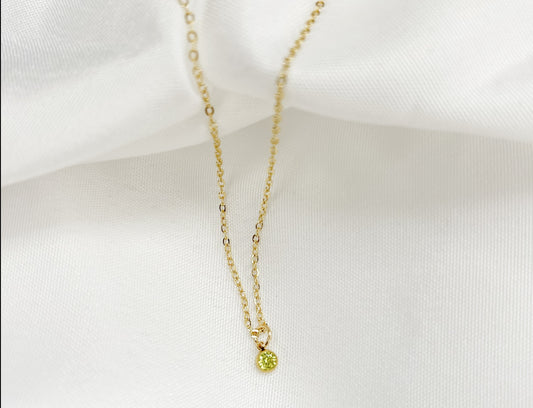 Birthstone Charm Necklace