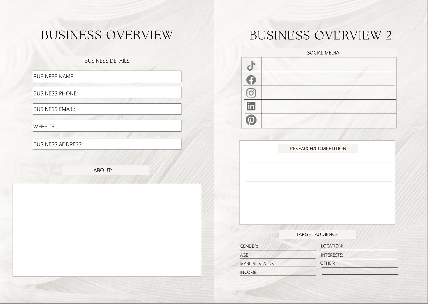 Permanent Jewelry Business Planner