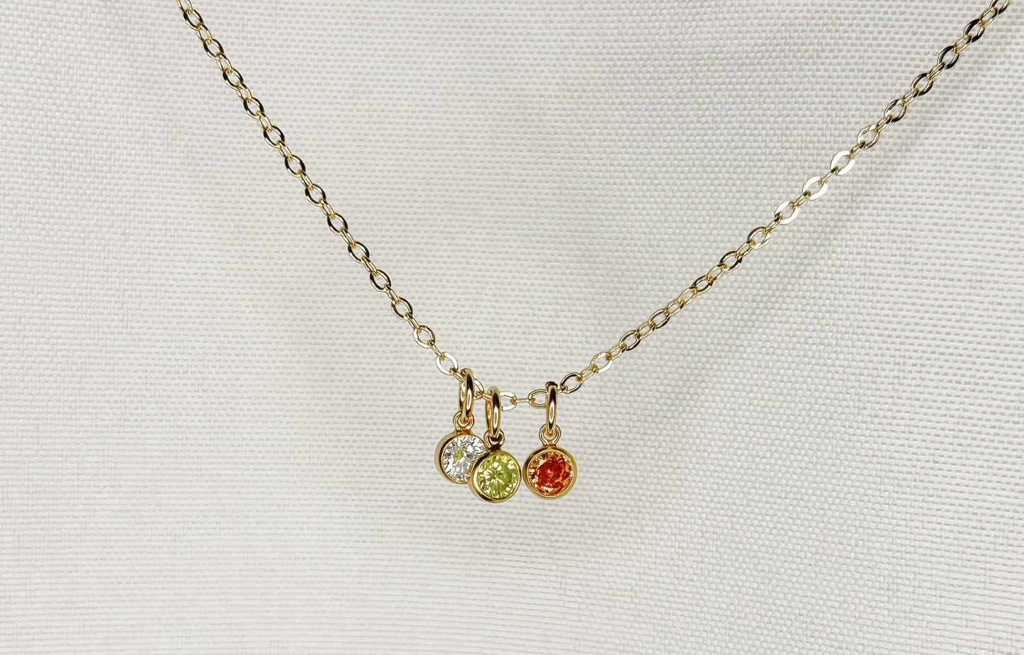 Birthstone Charm Necklace